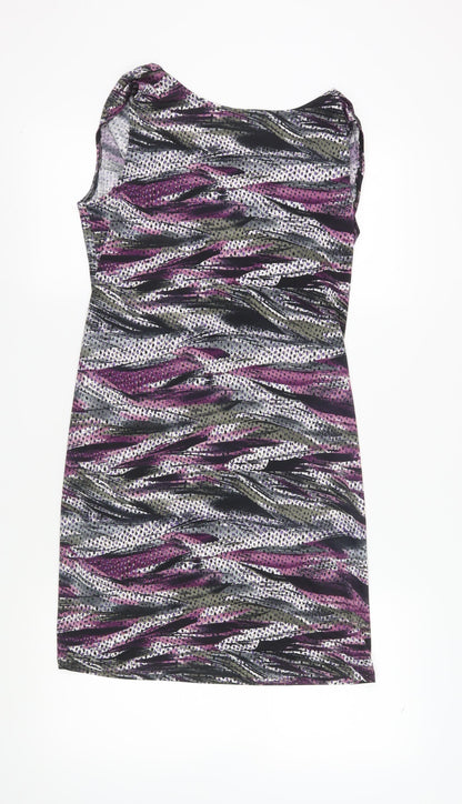 New Woman Design Womens Multicoloured Sheath Dress L