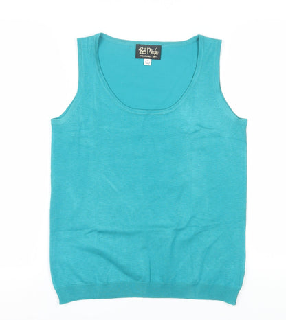 Womens UK Size S Bob Mackie Blue  Tank