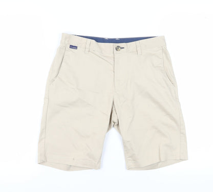Columbia Men's Beige Chino Shorts, M, Outdoor Style