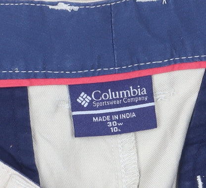 Columbia Men's Beige Chino Shorts, M, Outdoor Style