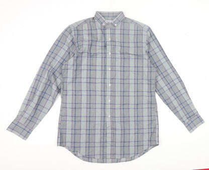 Shore Club Men's Multicoloured Plaid Shirt Small