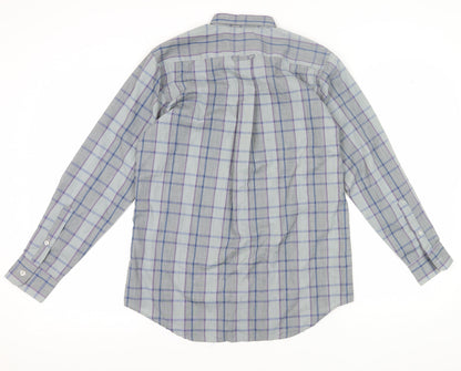 Shore Club Men's Multicoloured Plaid Shirt Small