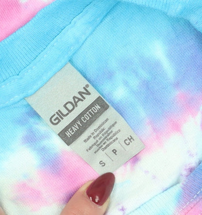 Mens UK Size S Gildan Multicoloured  T-Shirt