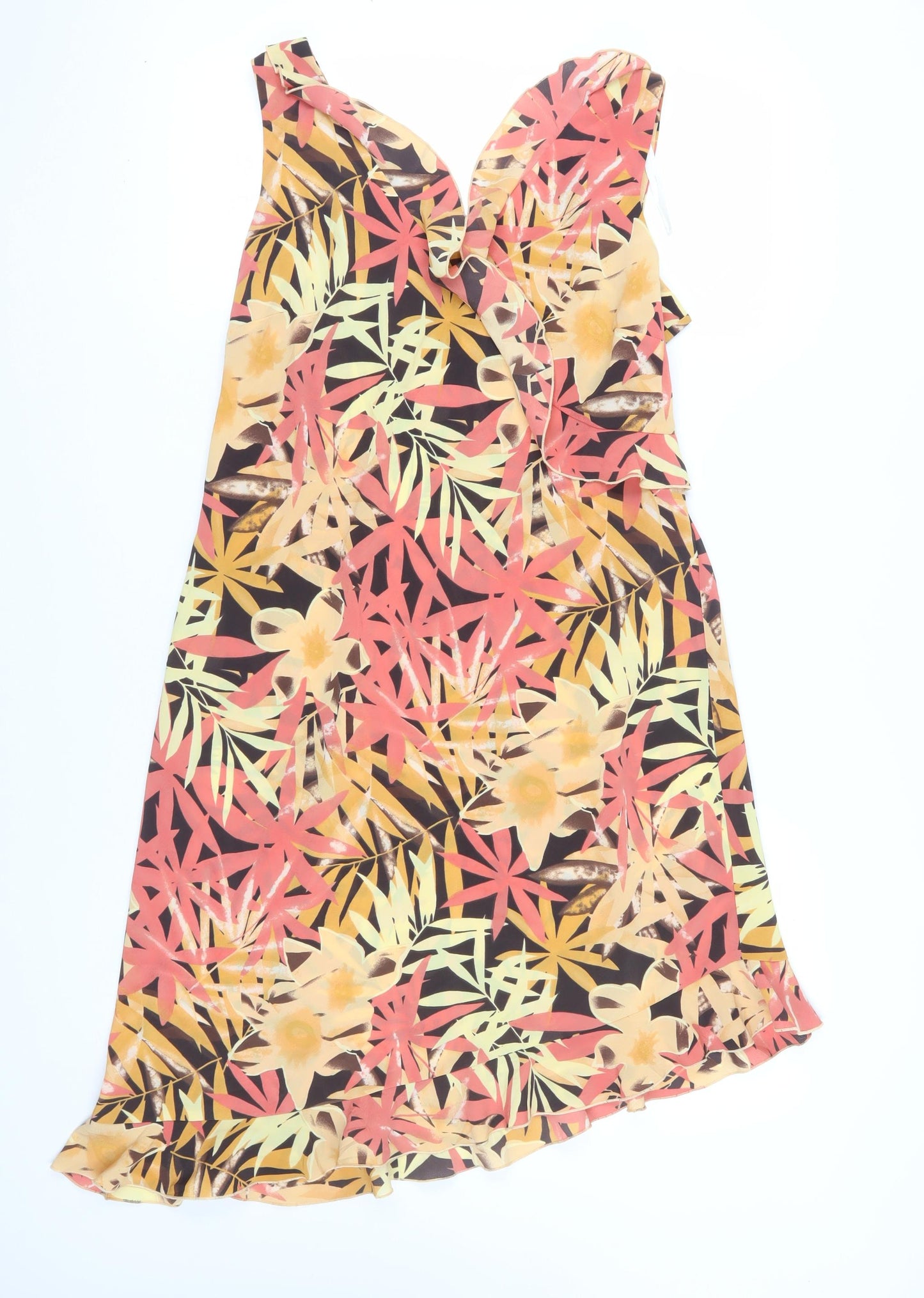 Jessica Women's Multicoloured Floral Dress, Size 10, Sleeveless