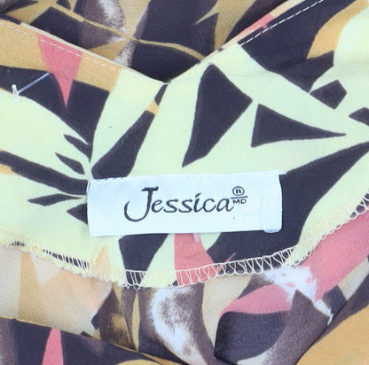 Jessica Women's Multicoloured Floral Dress, Size 10, Sleeveless