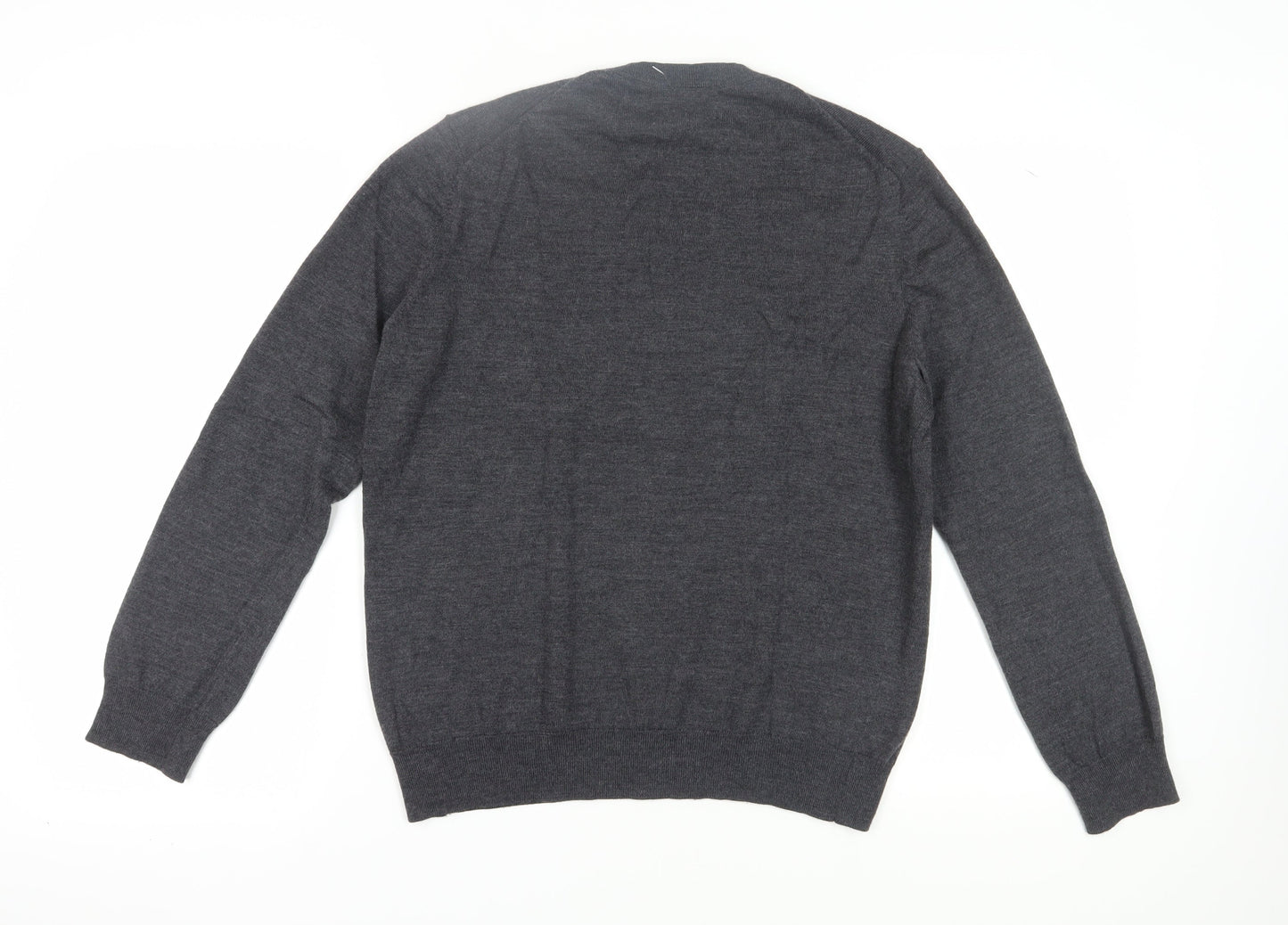 Joseph Abboud Men's Grey Wool Pullover Jumper L