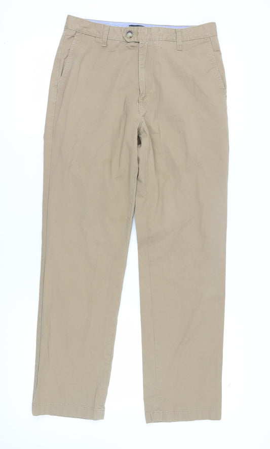 Nautica Men's Beige Chino Trousers Size M