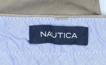 Nautica Men's Beige Chino Trousers Size M
