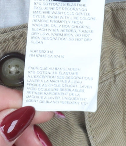 Nautica Men's Beige Chino Trousers Size M