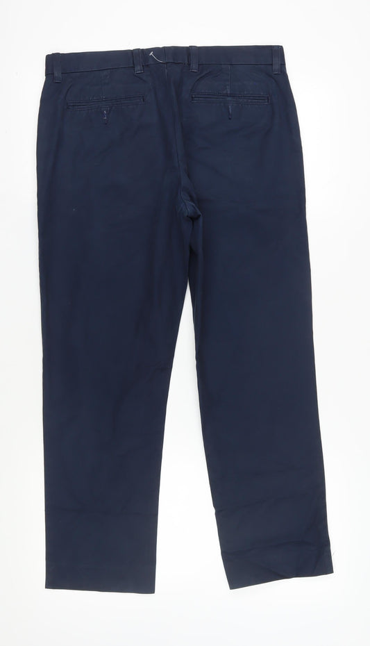 Tommy Hilfiger Men's Blue Chino Trousers, Size M