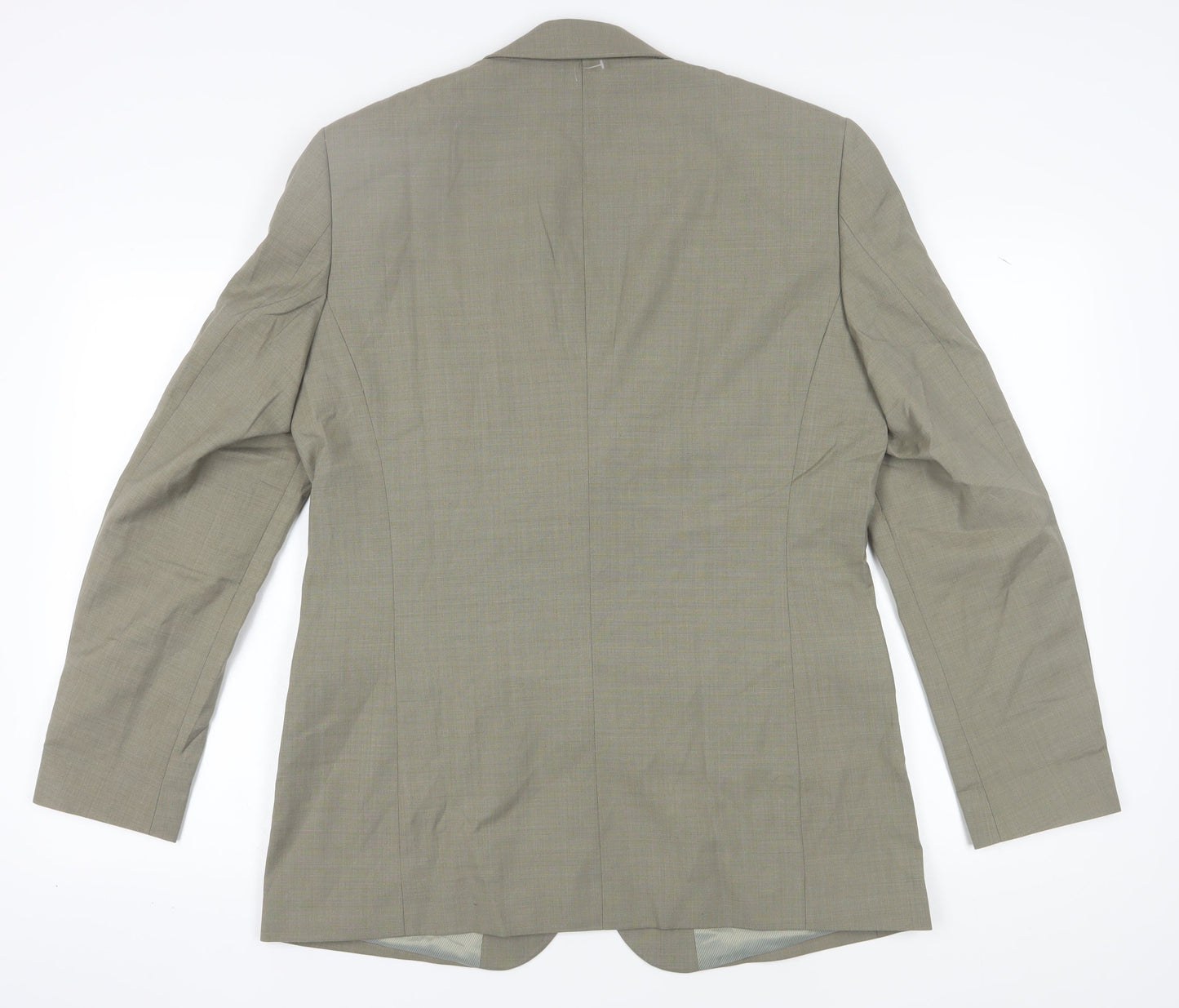Styleworks Men’s Beige Blazer, Size 40L Tall, Formal
