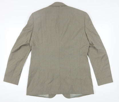 Styleworks Men’s Beige Blazer, Size 40L Tall, Formal
