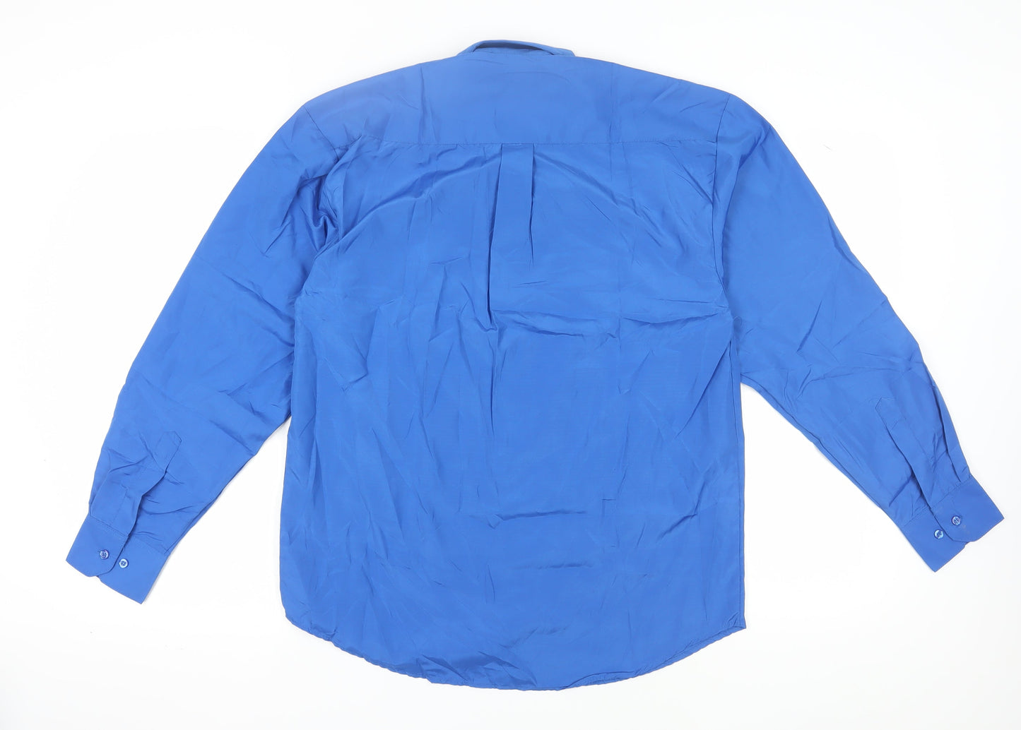 Vittorino Men's Blue Regular Fit Long Sleeve Shirt