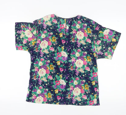 Worthington Women's Multicoloured Floral Blouse Size 6