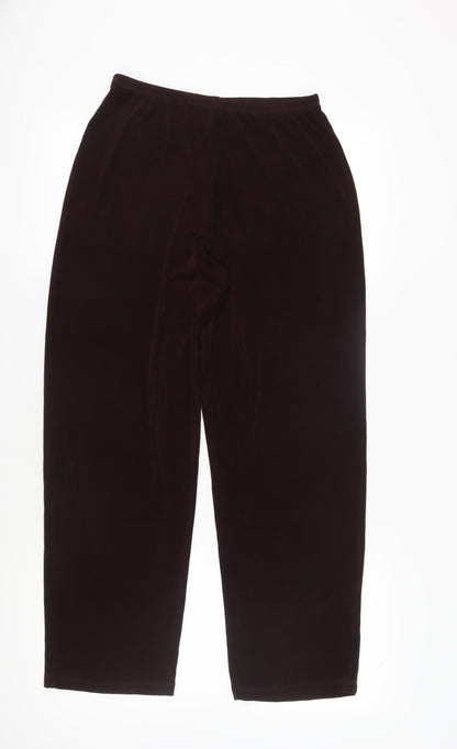 Citiknits Women’s Brown Straight Trousers M