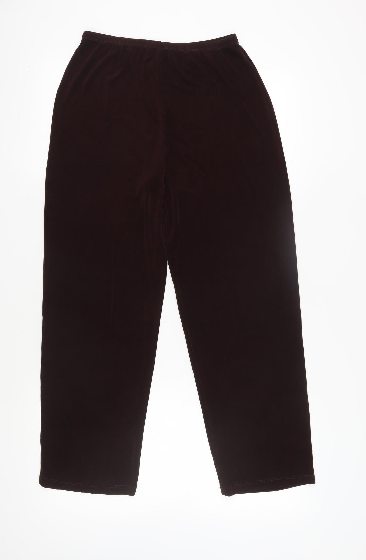 Citiknits Women’s Brown Straight Trousers M