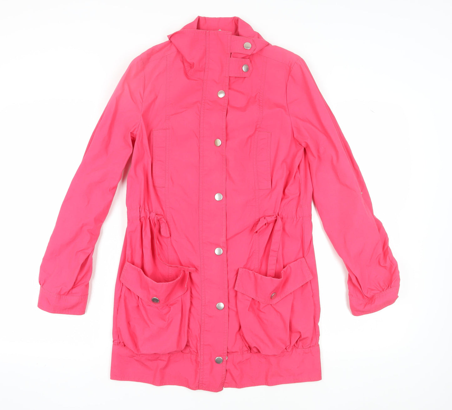 Womens UK Size 8 Marks and Spencer Pink Parka Coat