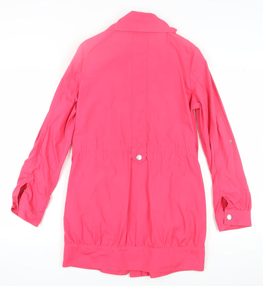 Womens UK Size 8 Marks and Spencer Pink Parka Coat