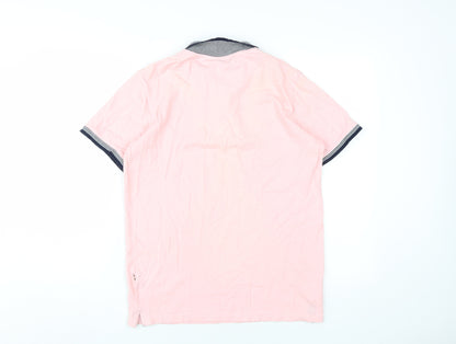 Tailored Originals Men's Pink Polo Shirt Small