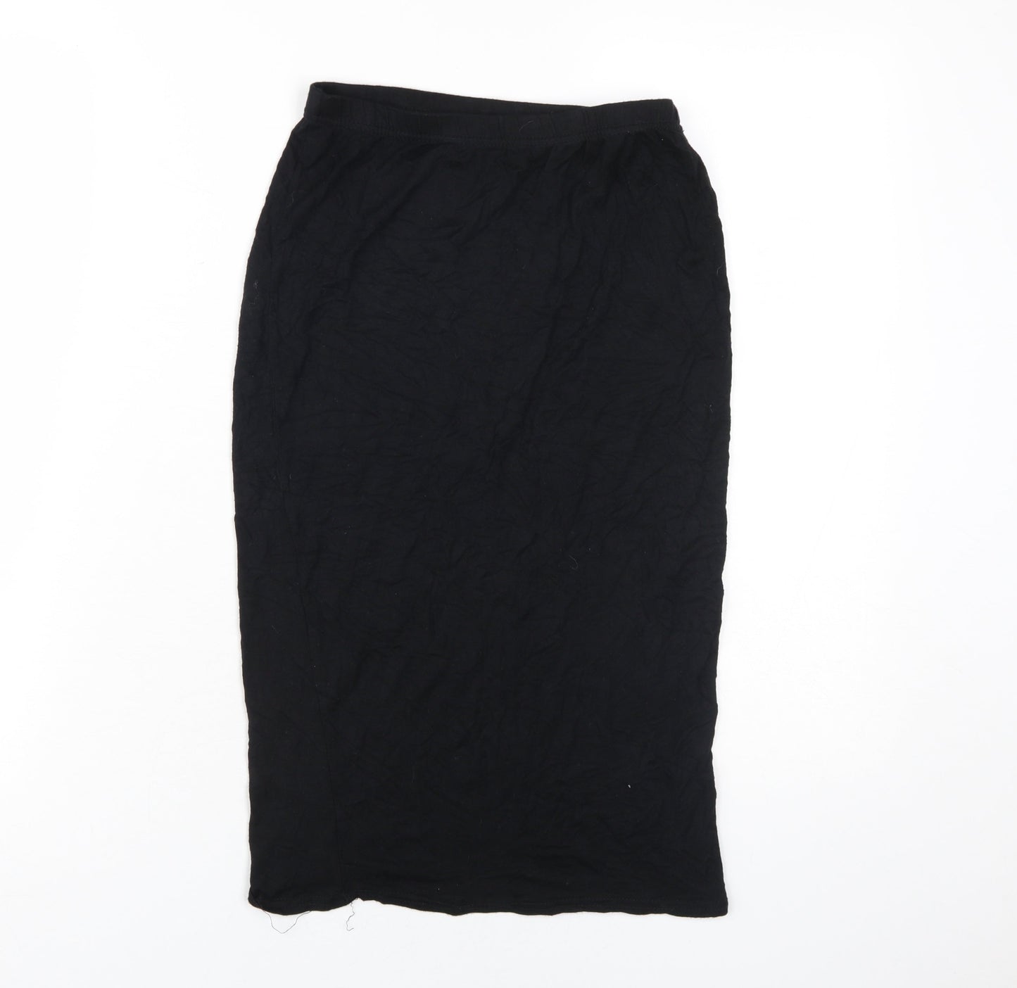 PrettyLittleThing Women's Black Midi Pencil Skirt Size 10