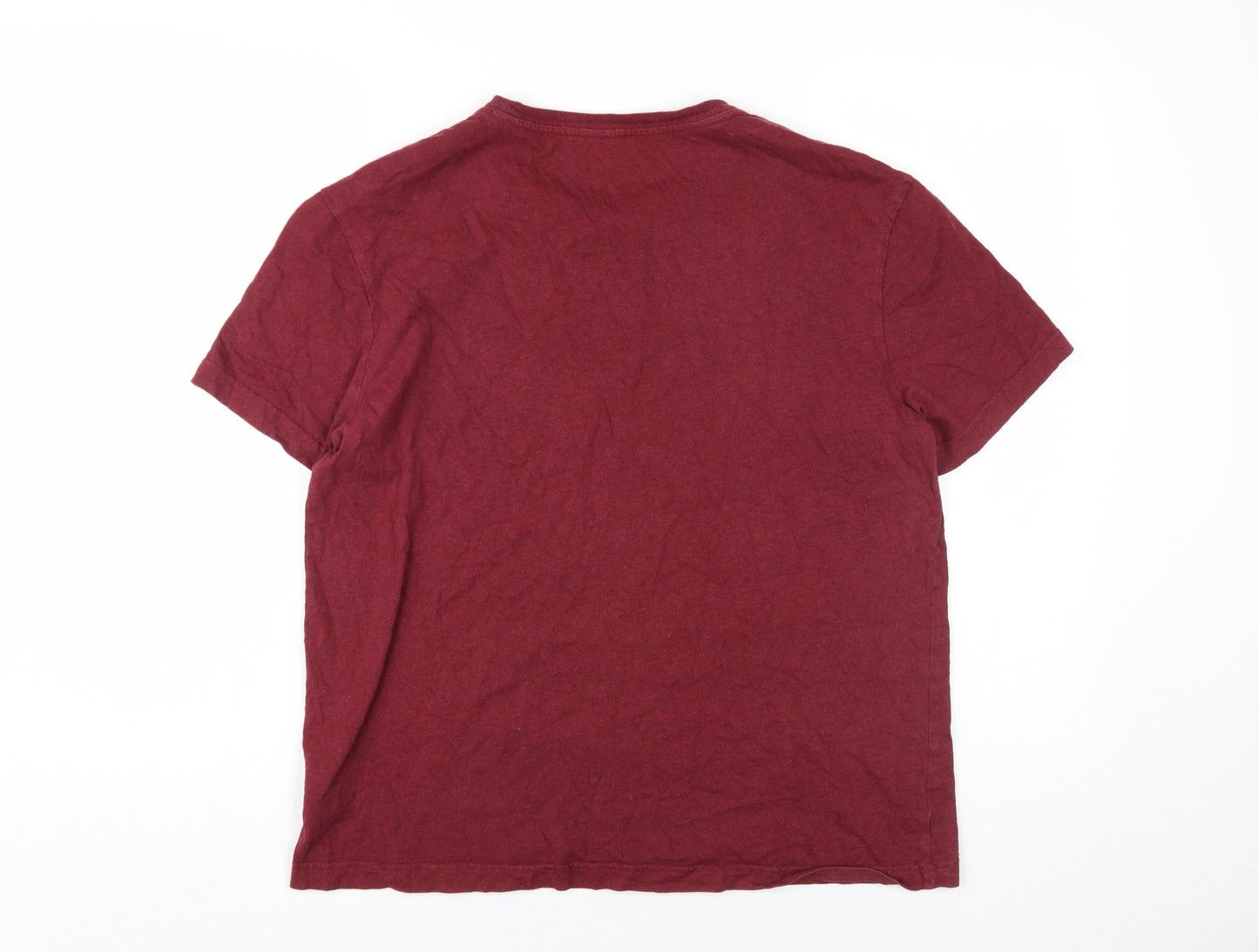 Mens UK Size M H&M Red  T-Shirt