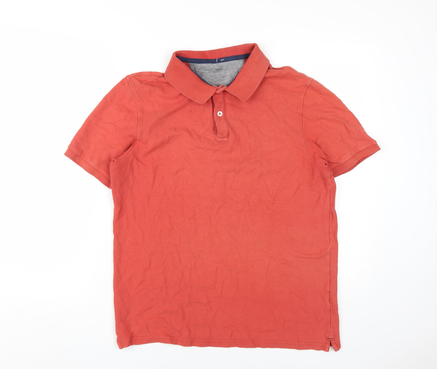 Marks and Spencer Men's Red L Polo Shirt