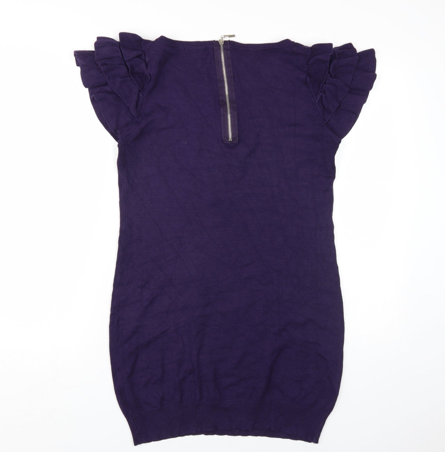 Apricot Women's Purple Shift Dress Large