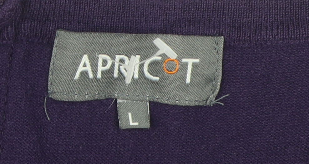 Apricot Women's Purple Shift Dress Large