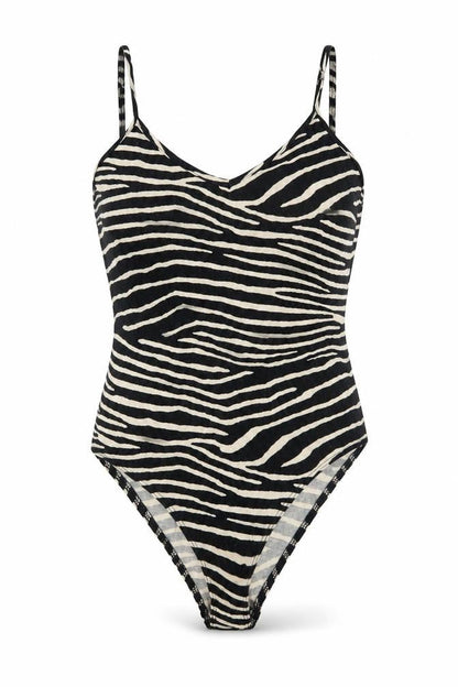 Womens UK Size XS H&M One-Piece Black Bodysuit