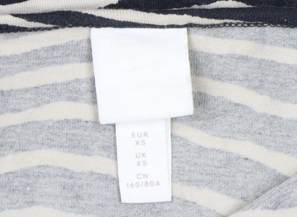 H&M Women's Black XS Animal Print Bodysuit