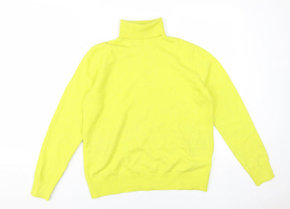 Womens UK Size S Marks and Spencer Yellow Pullover Jumper