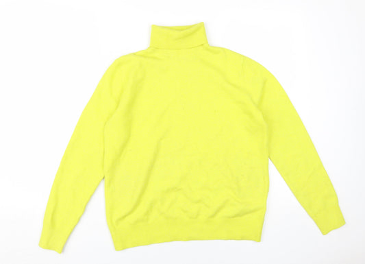 Womens UK Size S Marks and Spencer Yellow Pullover Jumper
