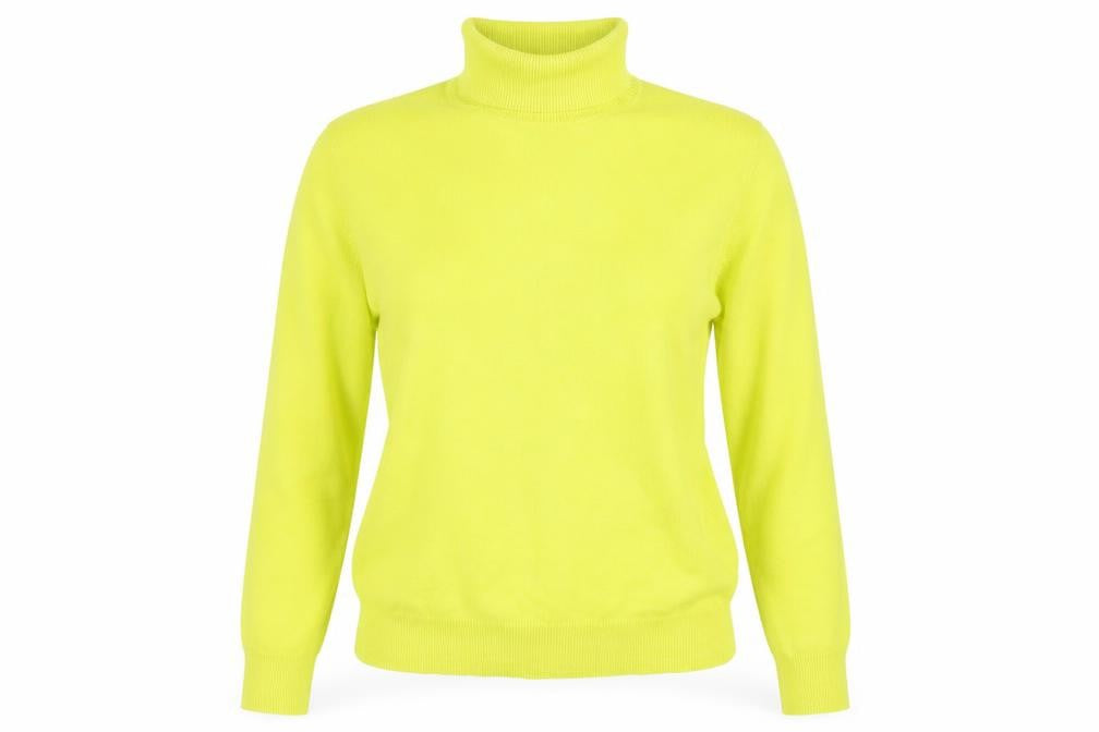 Womens UK Size S Marks and Spencer Yellow Pullover Jumper