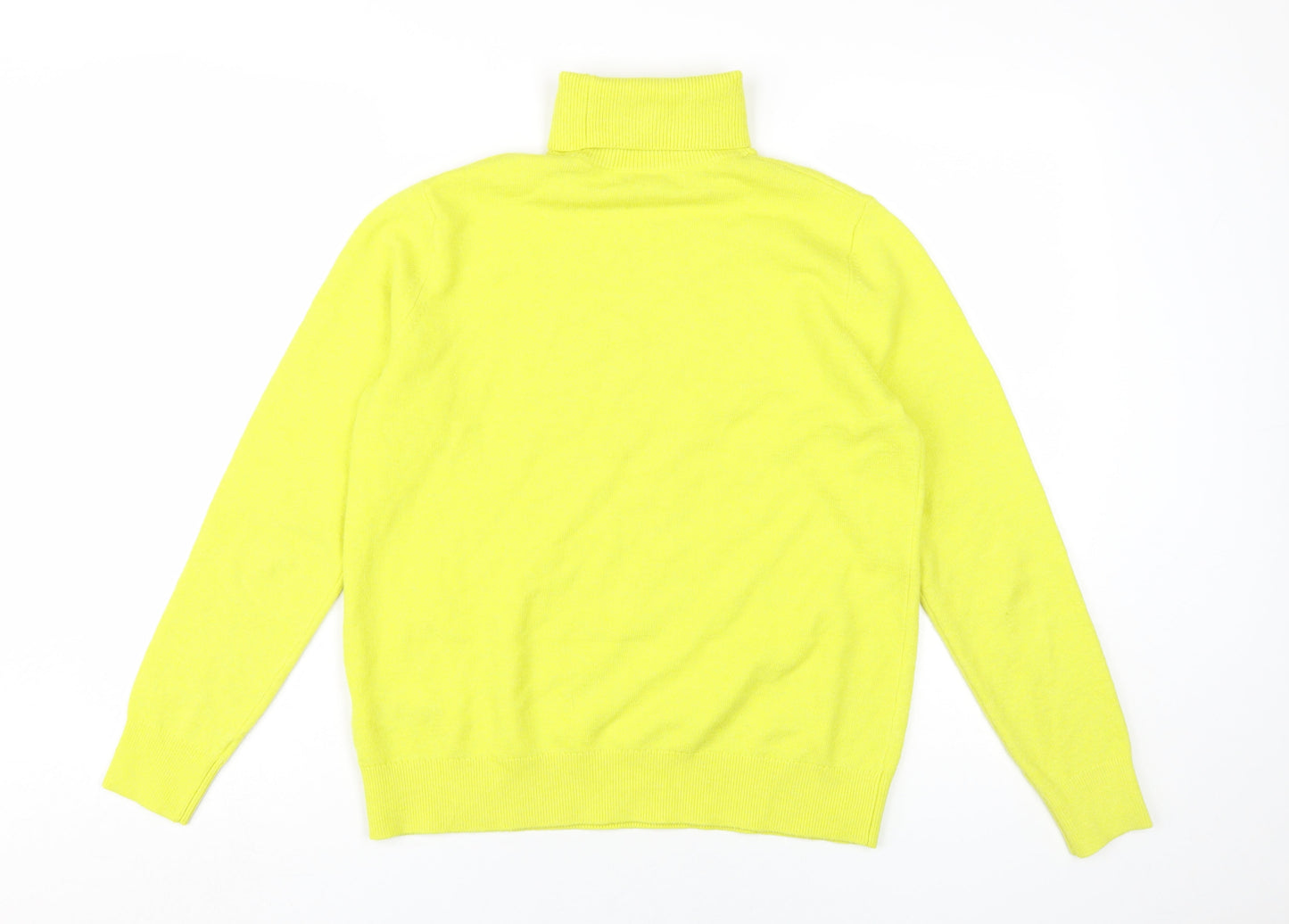 Womens UK Size S Marks and Spencer Yellow Pullover Jumper