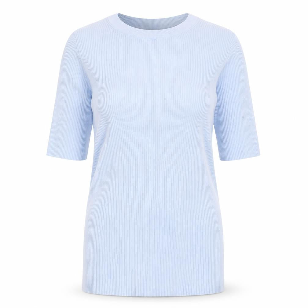 Marks and Spencer Women's Blue 3/4 Sleeve Jersey Top
