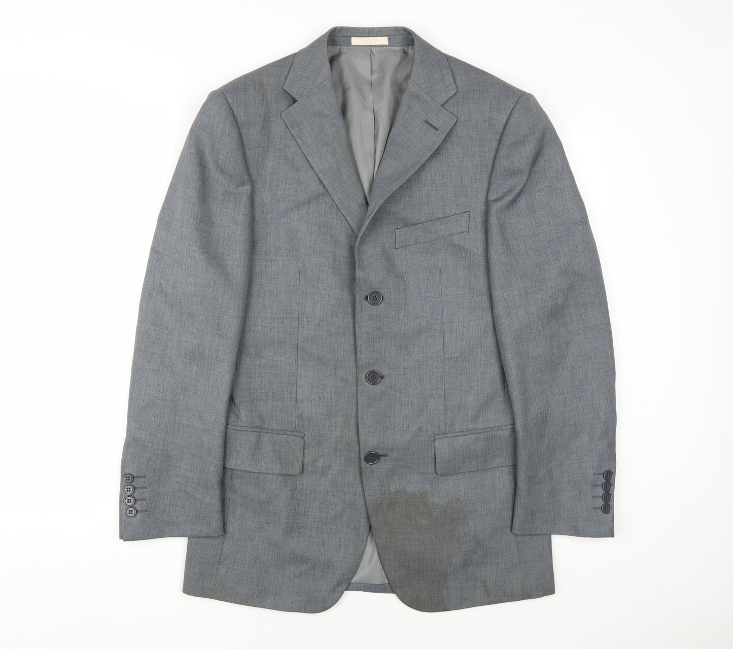 Mens UK Size 36 Greenwoods Regular Grey Suit Jacket