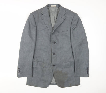 Mens UK Size 36 Greenwoods Regular Grey Suit Jacket