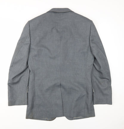 Mens UK Size 36 Greenwoods Regular Grey Suit Jacket