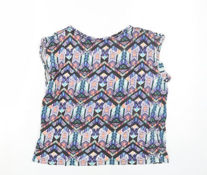 New Look Women's Multicoloured Geometric T-Shirt