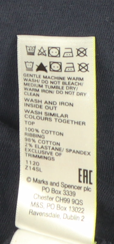 Marks and Spencer Boys Blue T-Shirt - 13-14 Years