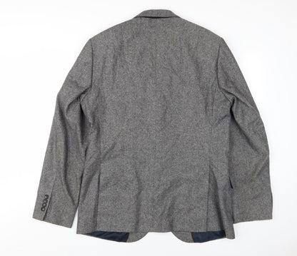 Mens UK Size 42 Marks and Spencer Regular Grey Suit Jacket