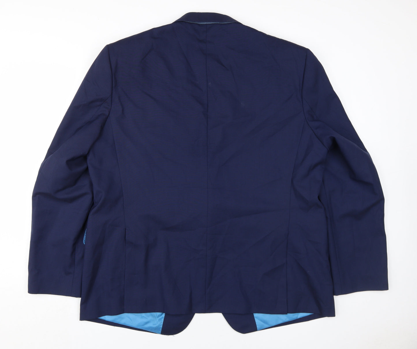 Mens UK Size 48 Marks and Spencer Regular Blue Suit Jacket