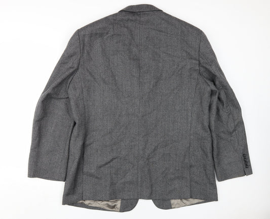 Mens UK Size 46 Marks and Spencer Regular Grey Suit Jacket