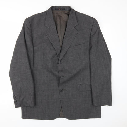 Mens UK Size 42 DAKS Regular Grey Suit Jacket