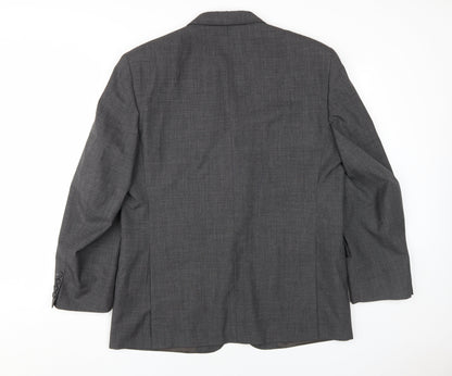 Mens UK Size 42 DAKS Regular Grey Suit Jacket