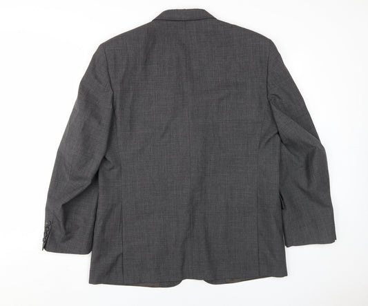 Mens UK Size 42 DAKS Regular Grey Suit Jacket