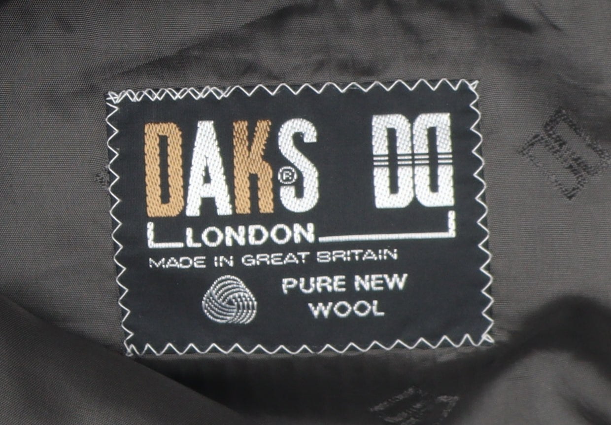 Mens UK Size 42 DAKS Regular Grey Suit Jacket