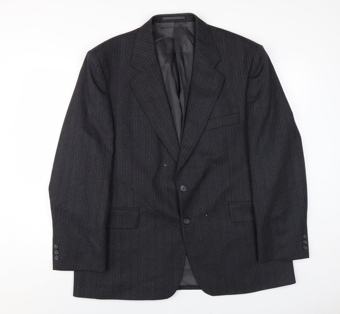 Mens UK Size 44 Label Regular Black Suit Jacket