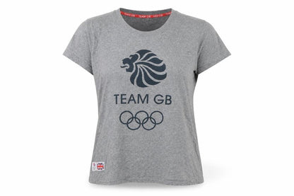 Womens UK Size L Team GB Grey  T-Shirt