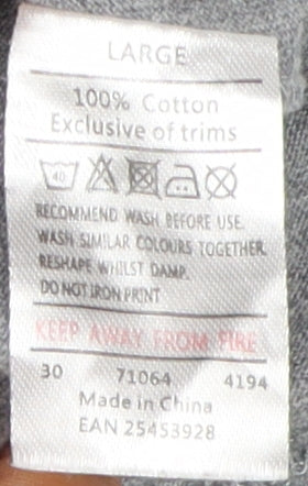Womens UK Size L Team GB Grey  T-Shirt